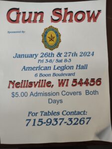 SAL LEGION POST 73 GUN SHOW
